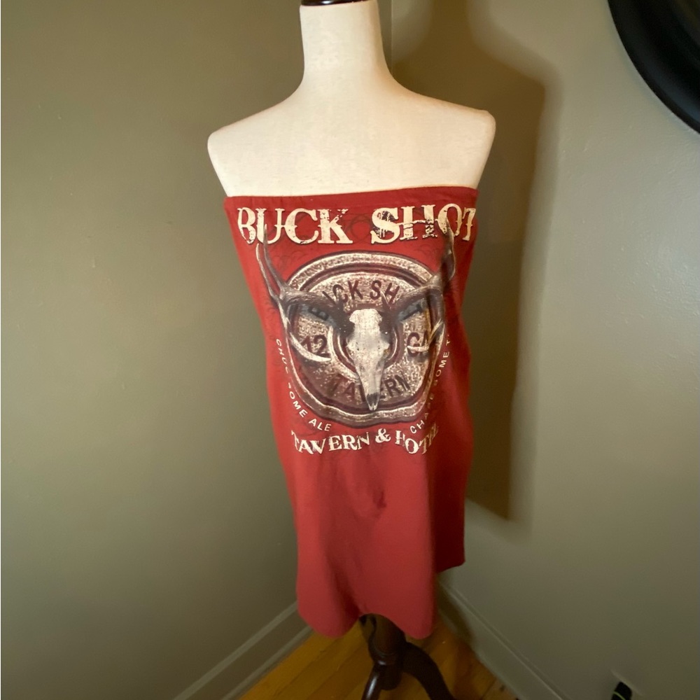 Repurposed Tee Shirt Tube Top Dress or Top